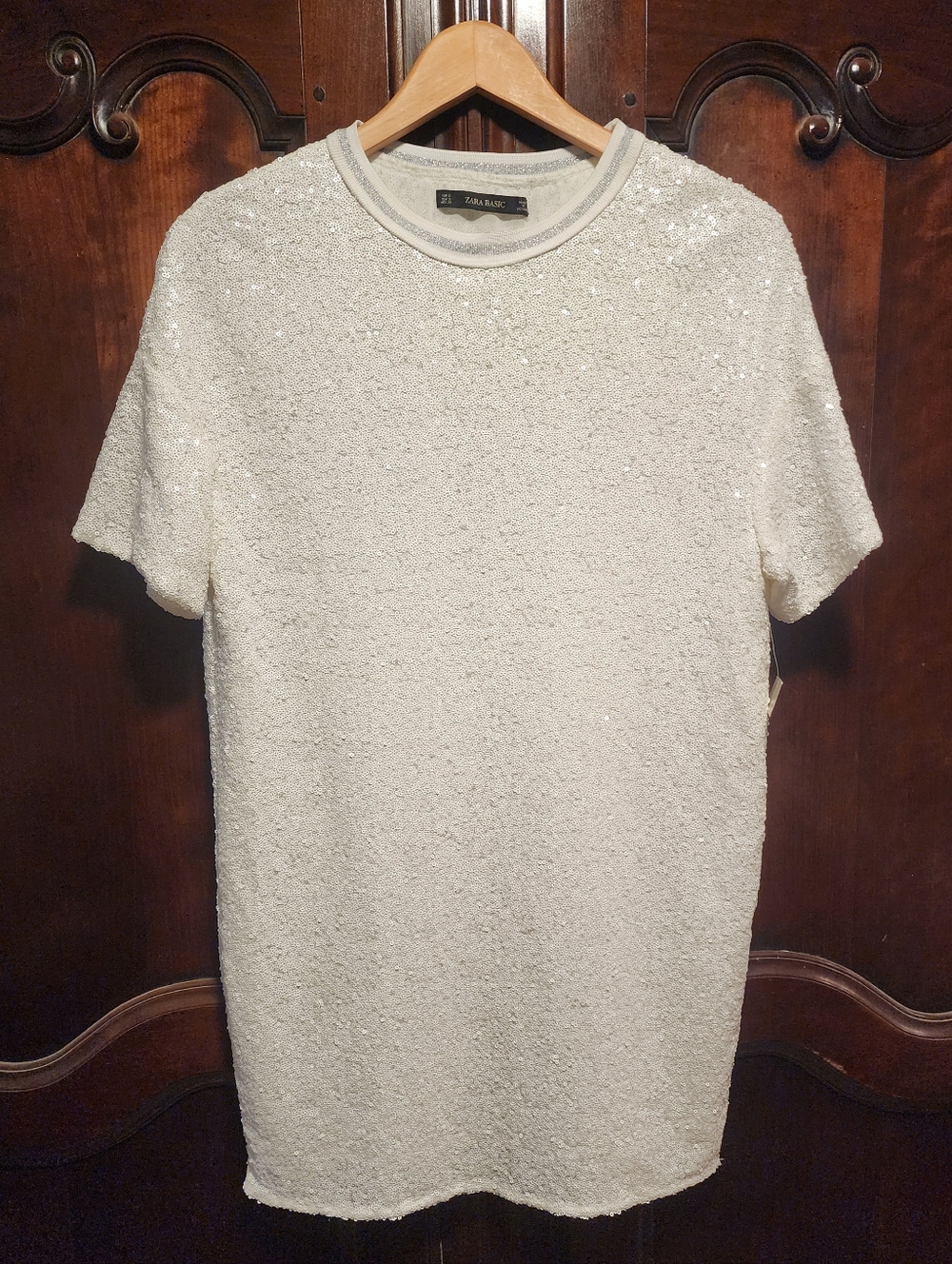 ZARA - Vintage Sequin Shirt Dress